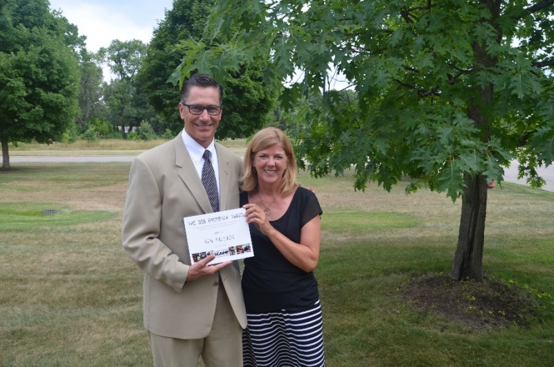 Ken Pallach with Aimee Baker (Exec. Director NOSFC)